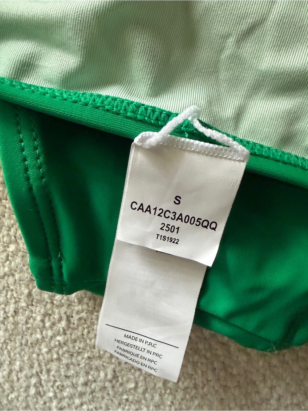 Cupshe Green Triangle Bikini Set - Picture 9 of 10
